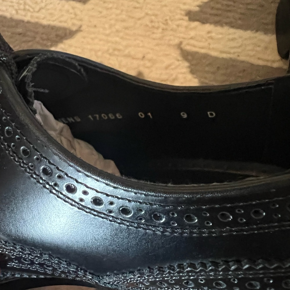 Florsheim Lexington Wingtip Oxfords black size 9